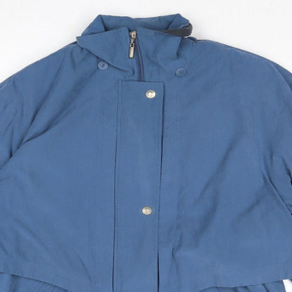 Sailing Womens Blue Overcoat Coat Size 16 Zip