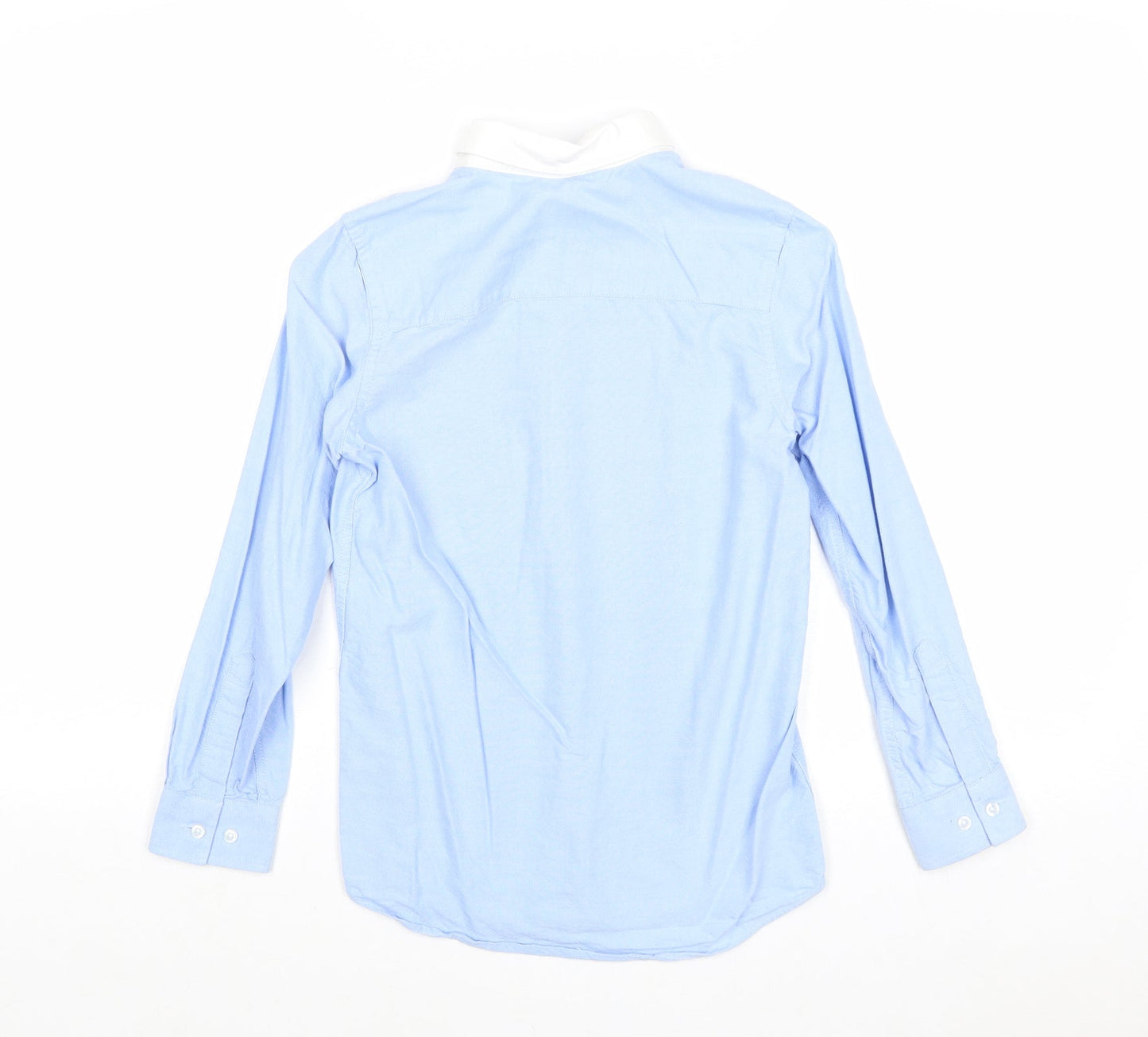 Very Boys Blue 100% Cotton Basic Button-Up Size 10 Years Collared Button