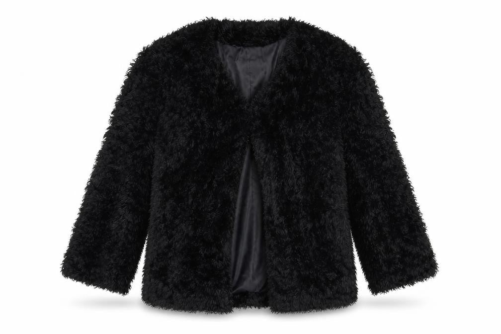 NEXT Womens Black Jacket Coatigan Size 10 Hook & Loop