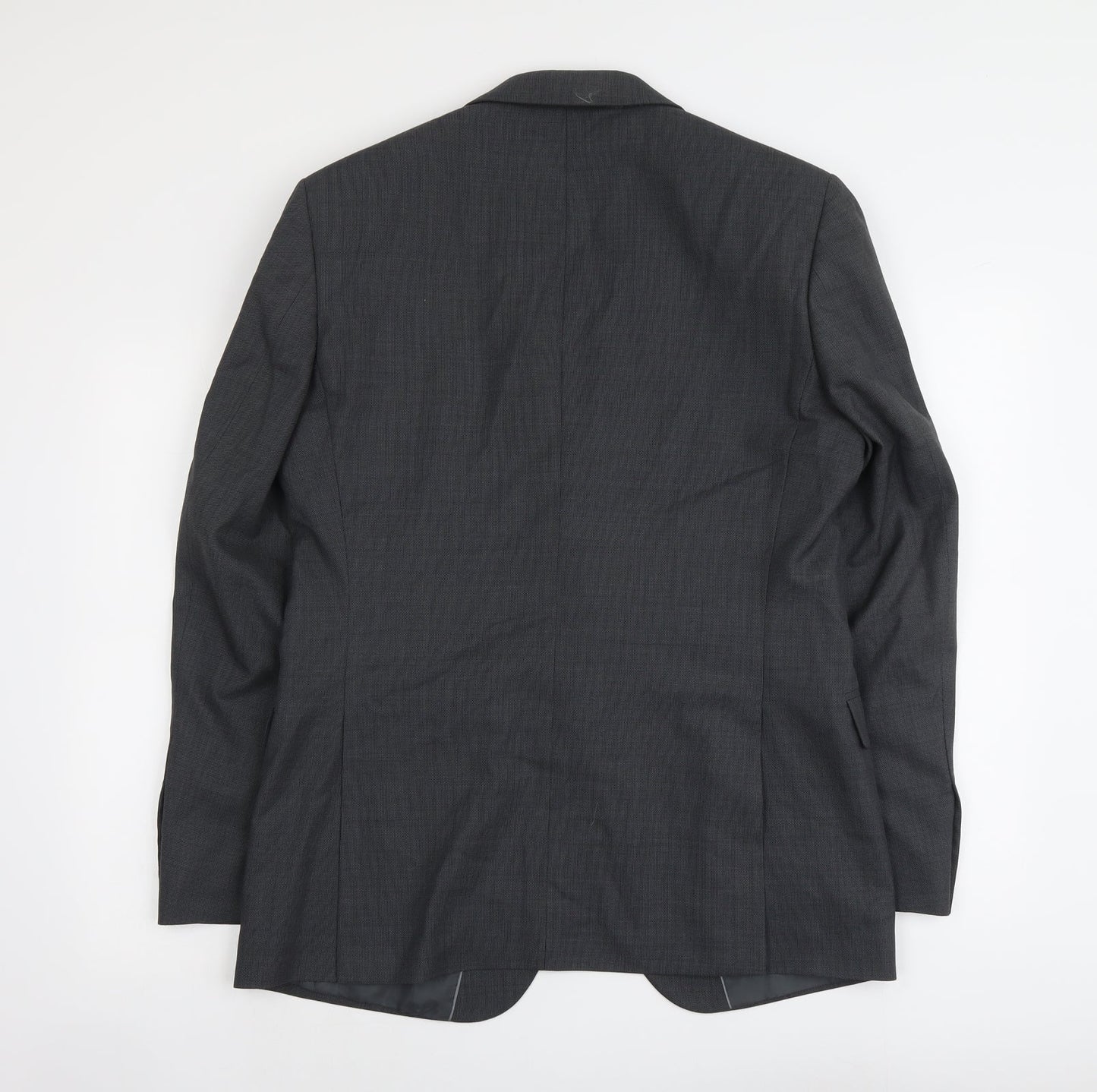 Marks and Spencer Mens Grey Wool Jacket Suit Jacket Size M Regular