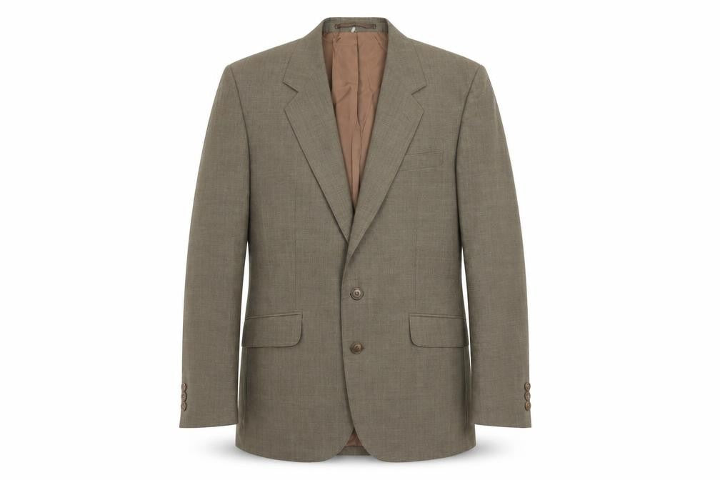 Varteks Mens Beige Polyester Jacket Suit Jacket Size S Regular