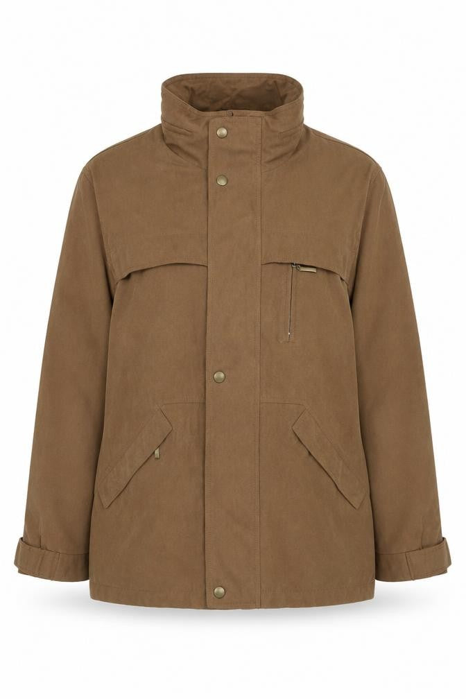EWM Womens Brown Jacket Size M Zip