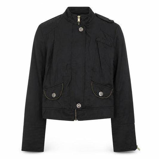 Zara Womens Black Jacket Size 4 Zip