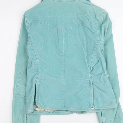 Gap Womens Blue Jacket Size 4 Button
