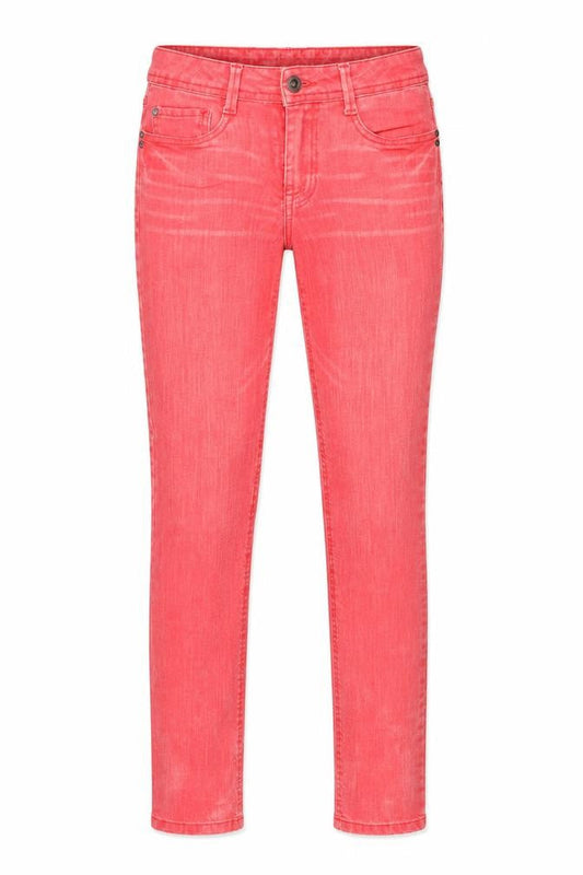 Yessica Womens Red Cotton Skinny Jeans Size 8 L32 in Regular Button