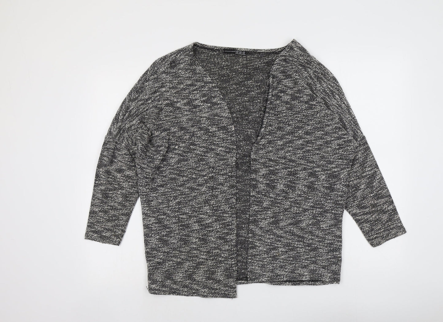 Atmosphere Womens Grey V-Neck Cotton Cardigan Jumper Size XS