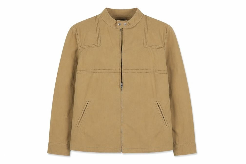Veeko Womens Beige Jacket Size 10 Zip