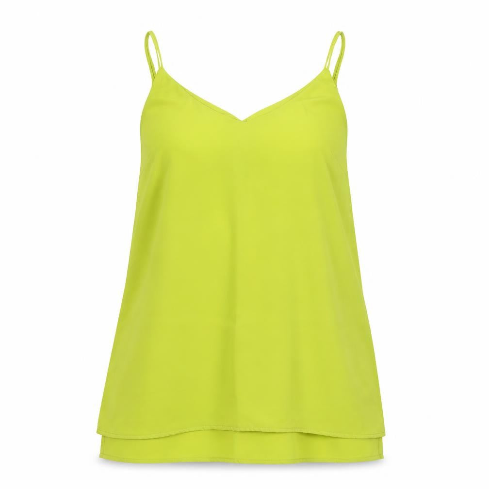 NEXT Womens Green Polyester Camisole Tank Size 10 V-Neck