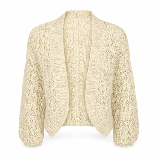 Gina Tricot Womens Beige V-Neck Acrylic Cardigan Jumper Size XS