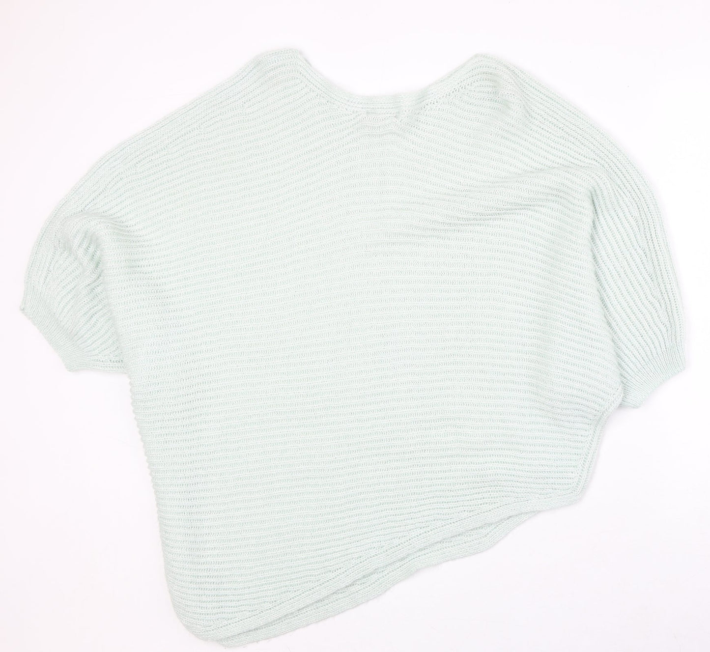NEXT Womens Blue Round Neck Acrylic Pullover Jumper Size L