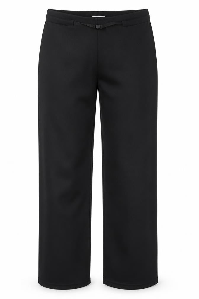 Liquid Womens Black Polyester Trousers Size 34 in Regular
