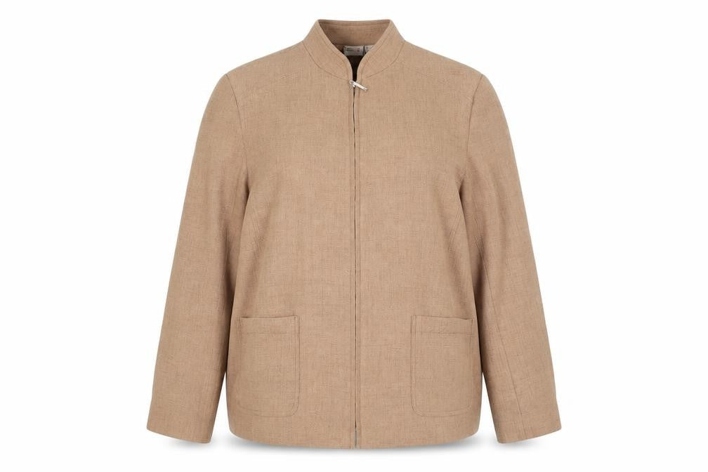 Oscar B Womens Brown Jacket Size 18 Zip