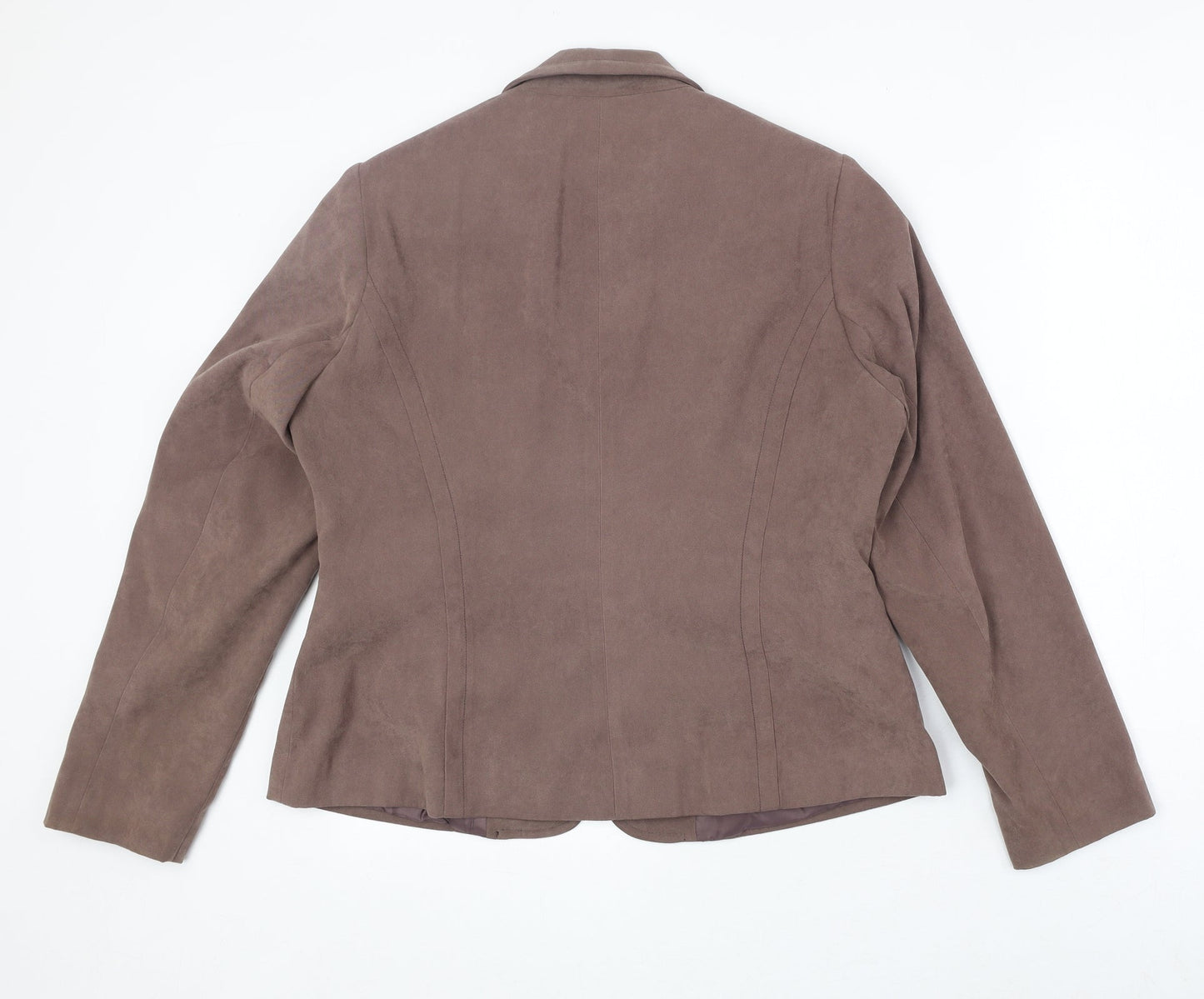 Bonmarché Womens Brown Jacket Size 14 Zip
