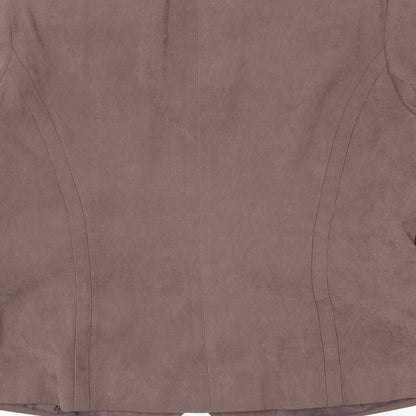 Bonmarché Womens Brown Jacket Size 14 Zip