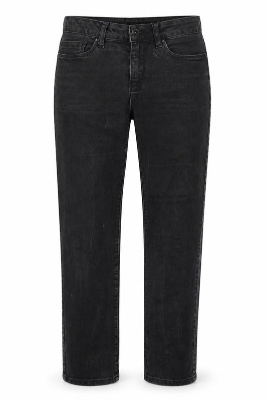 CLD Womens Black Cotton Straight Jeans Size 28 in Regular Zip