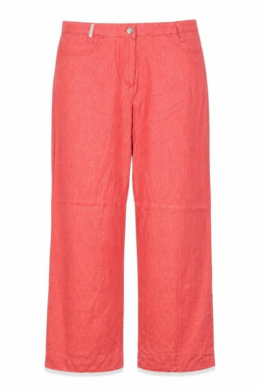 BRAX Womens Pink Polyester Trousers Size 34 in Regular Zip