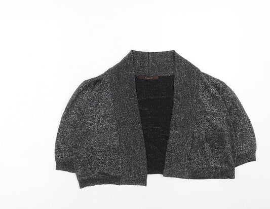Savoir Womens Silver V-Neck Viscose Cardigan Jumper Size 18