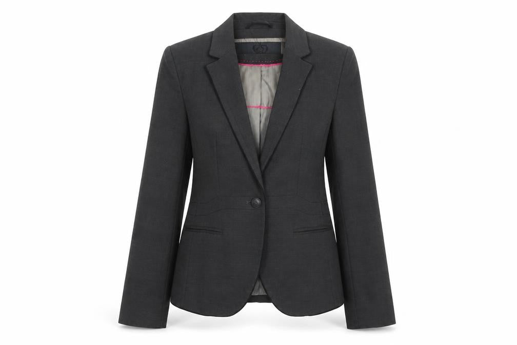 NEXT Womens Grey Polyester Jacket Blazer Size 6