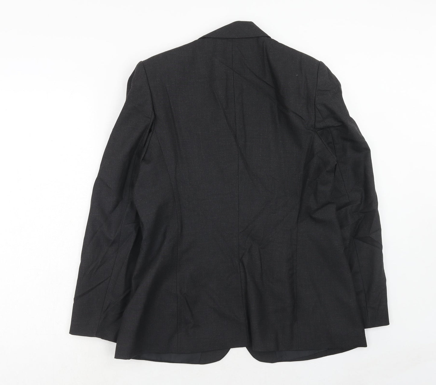 NEXT Womens Grey Wool Jacket Suit Jacket Size 14