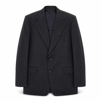 Hepton Mens Blue Striped Wool Jacket Suit Jacket Size 40 Regular