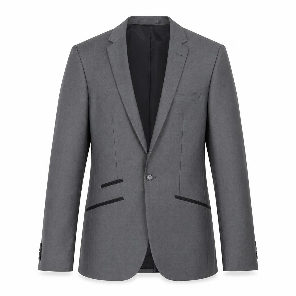 Matalan Mens Grey Polyacrylate Fibre Jacket Suit Jacket Size 36 Regular