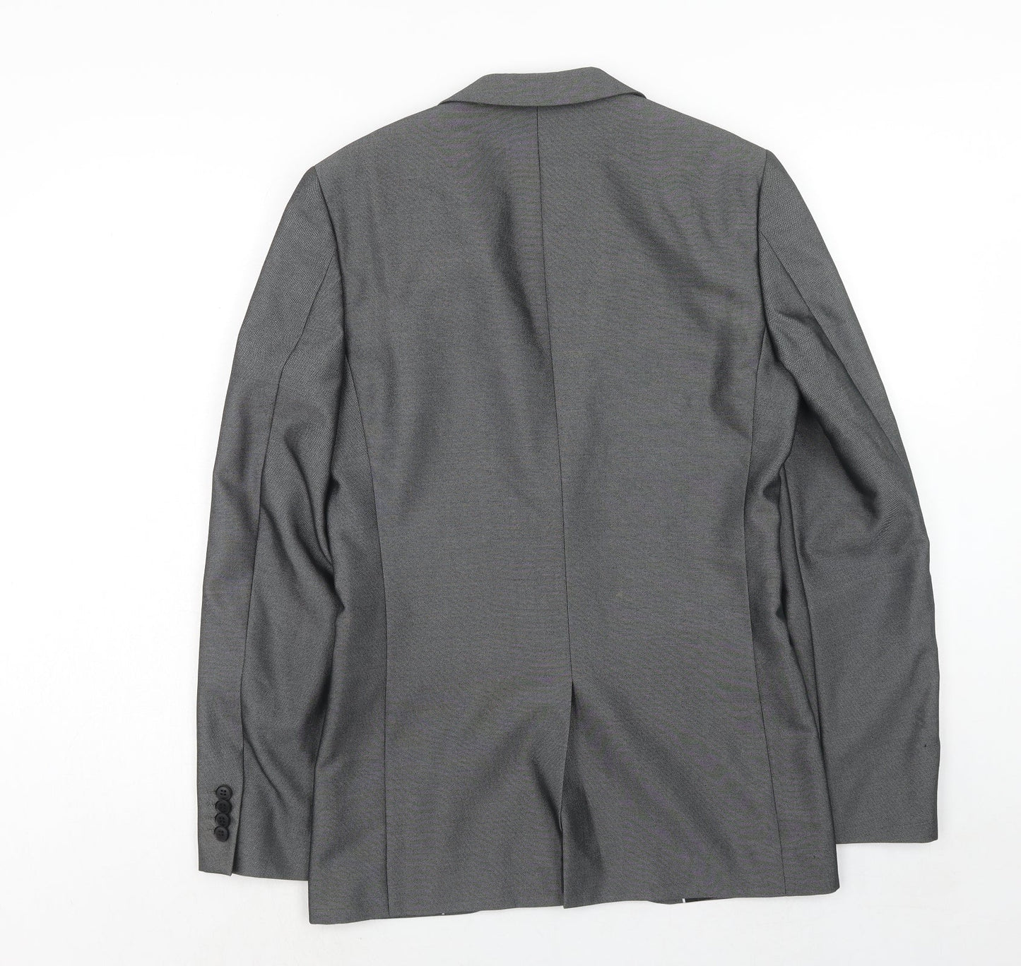 Matalan Mens Grey Polyacrylate Fibre Jacket Suit Jacket Size 36 Regular