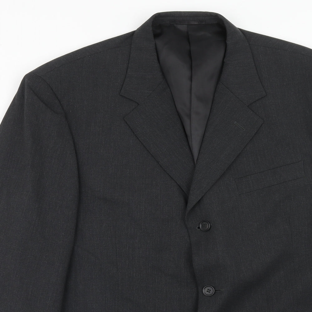 Taylor & Wright Mens Grey Polyester Jacket Suit Jacket Size 44 Regular