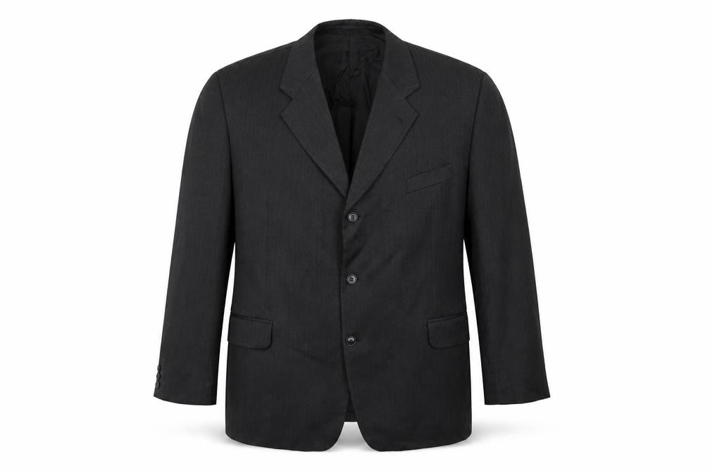 Horne Brothers Mens Grey Polyester Jacket Suit Jacket Size 46 Regular