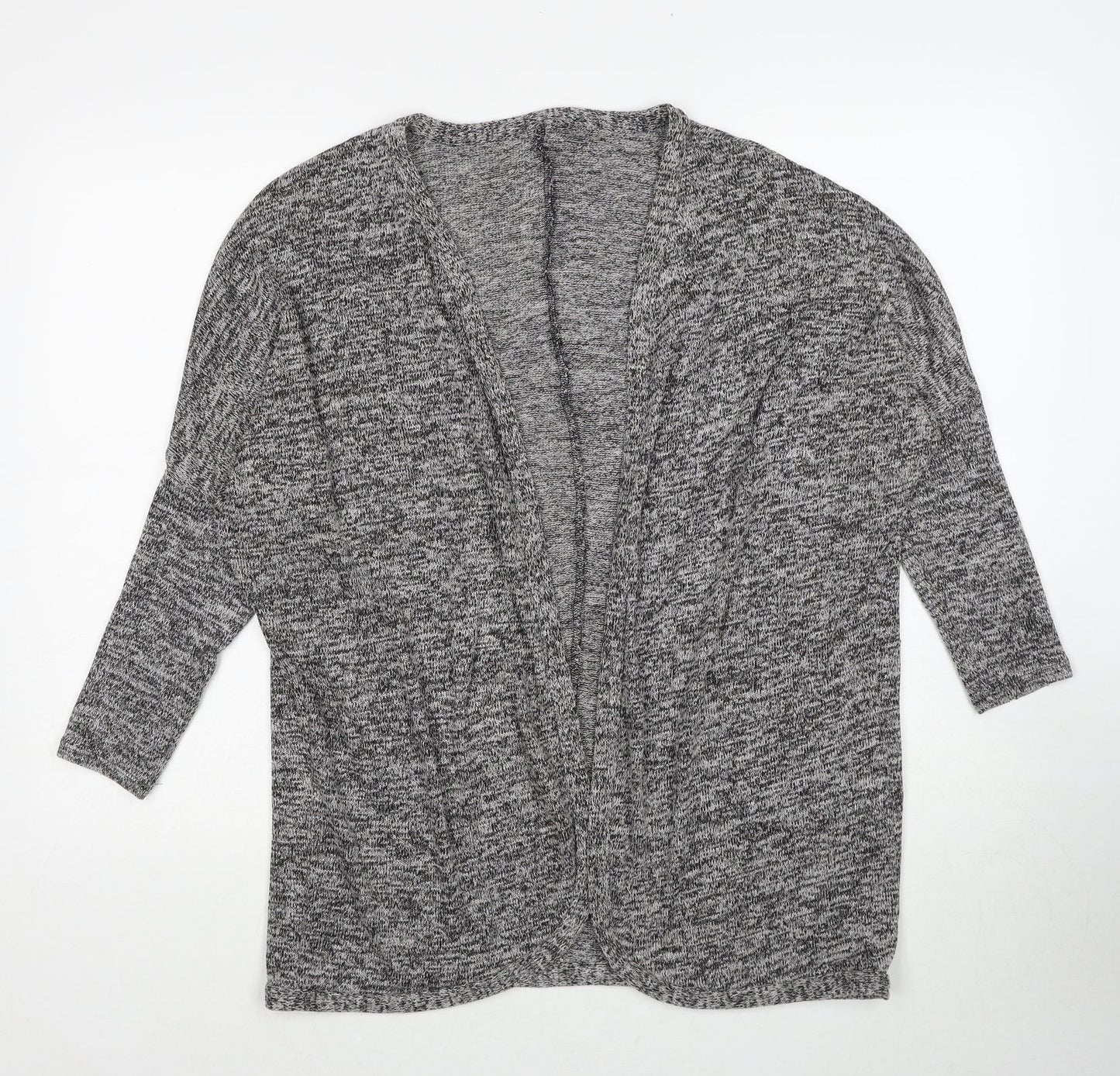Atmosphere Womens Grey V-Neck Viscose Cardigan Jumper Size S
