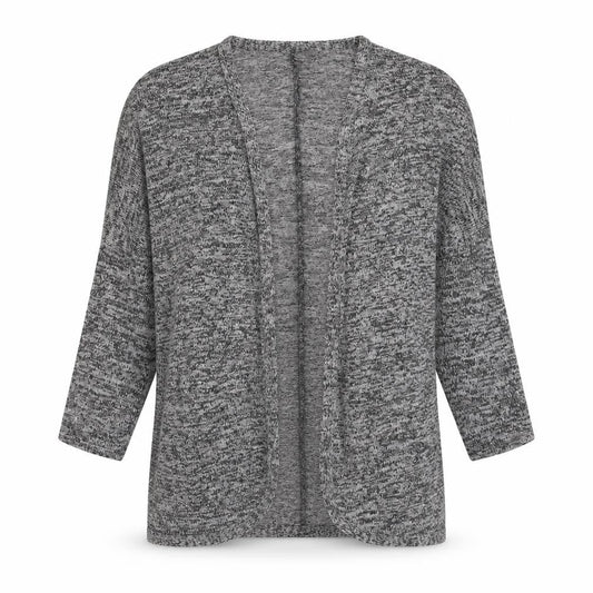 Atmosphere Womens Grey V-Neck Viscose Cardigan Jumper Size S