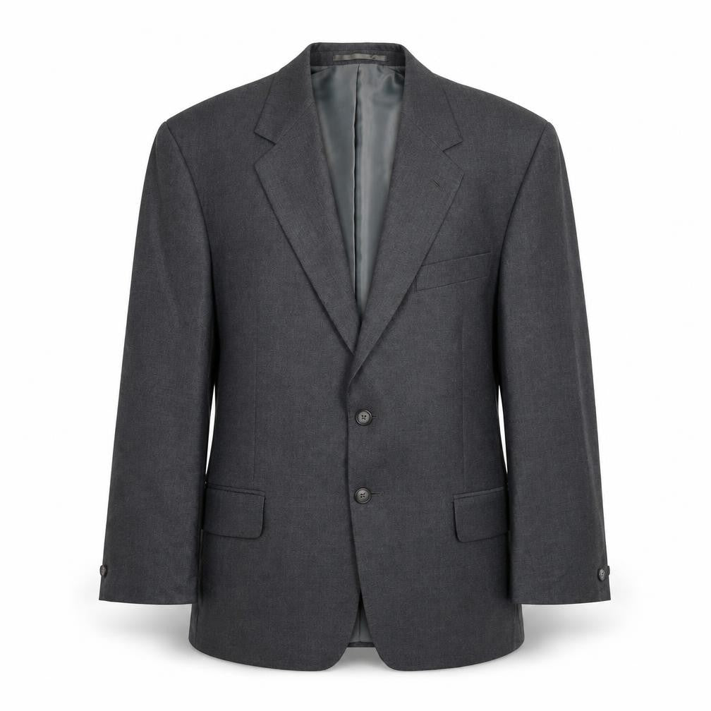 Brook Taverner Mens Grey Polyester Jacket Suit Jacket Size 40 Regular