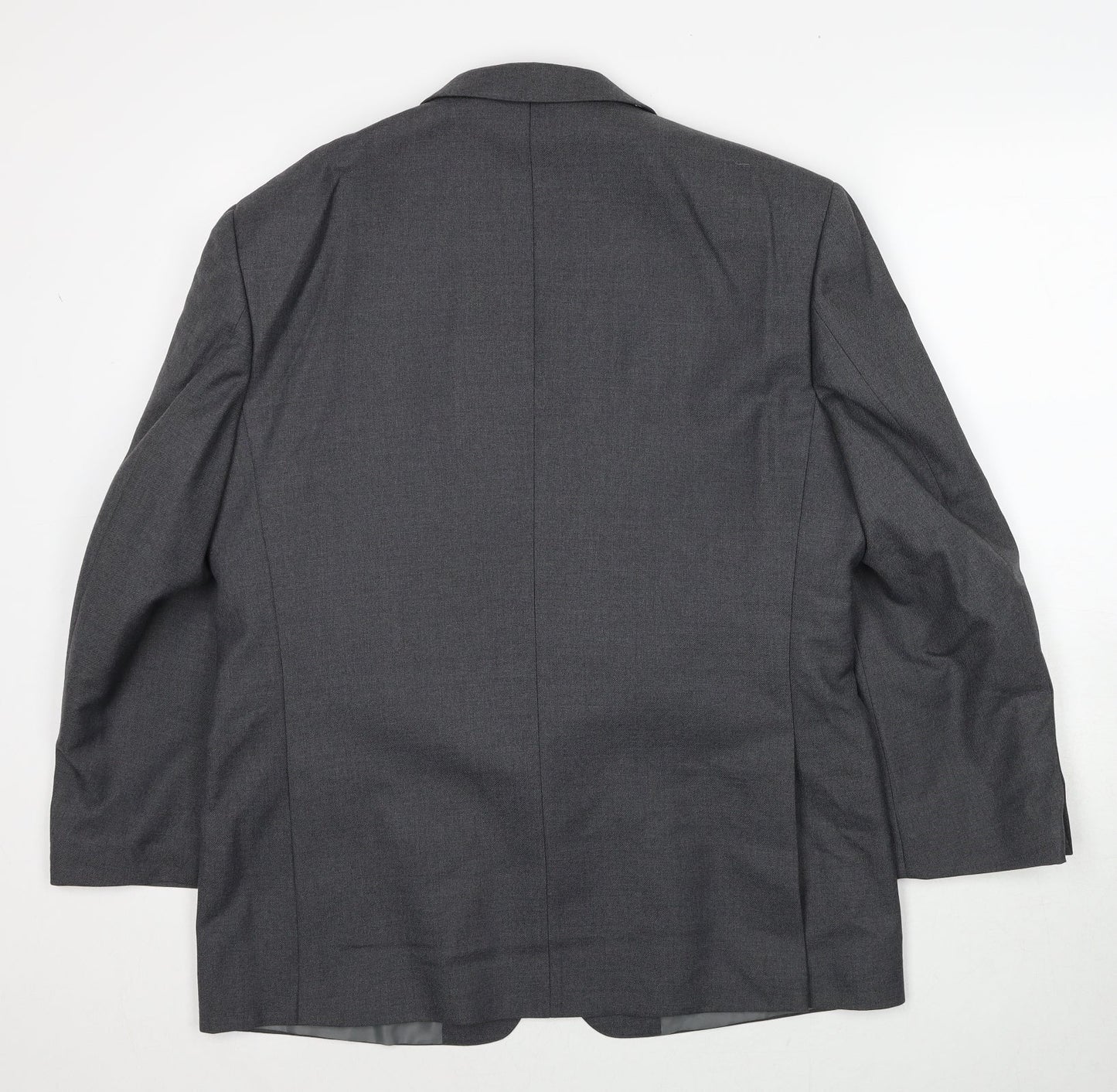 Brook Taverner Mens Grey Polyester Jacket Suit Jacket Size 40 Regular
