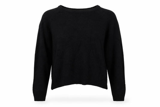 La Redoute Womens Black Round Neck Acrylic Pullover Jumper Size 6 - Size 6-8
