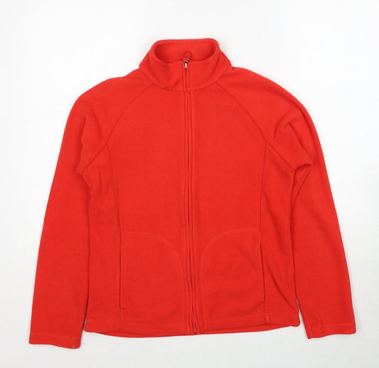 Dunnes Stores Womens Red Jacket Size 10 Zip