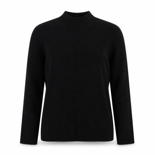ASOS Womens Black Mock Neck Viscose Pullover Jumper Size 6