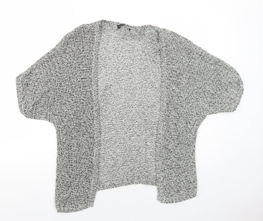 Atmosphere Womens Grey V-Neck Acrylic Cardigan Jumper Size S