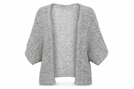 Atmosphere Womens Grey V-Neck Acrylic Cardigan Jumper Size S