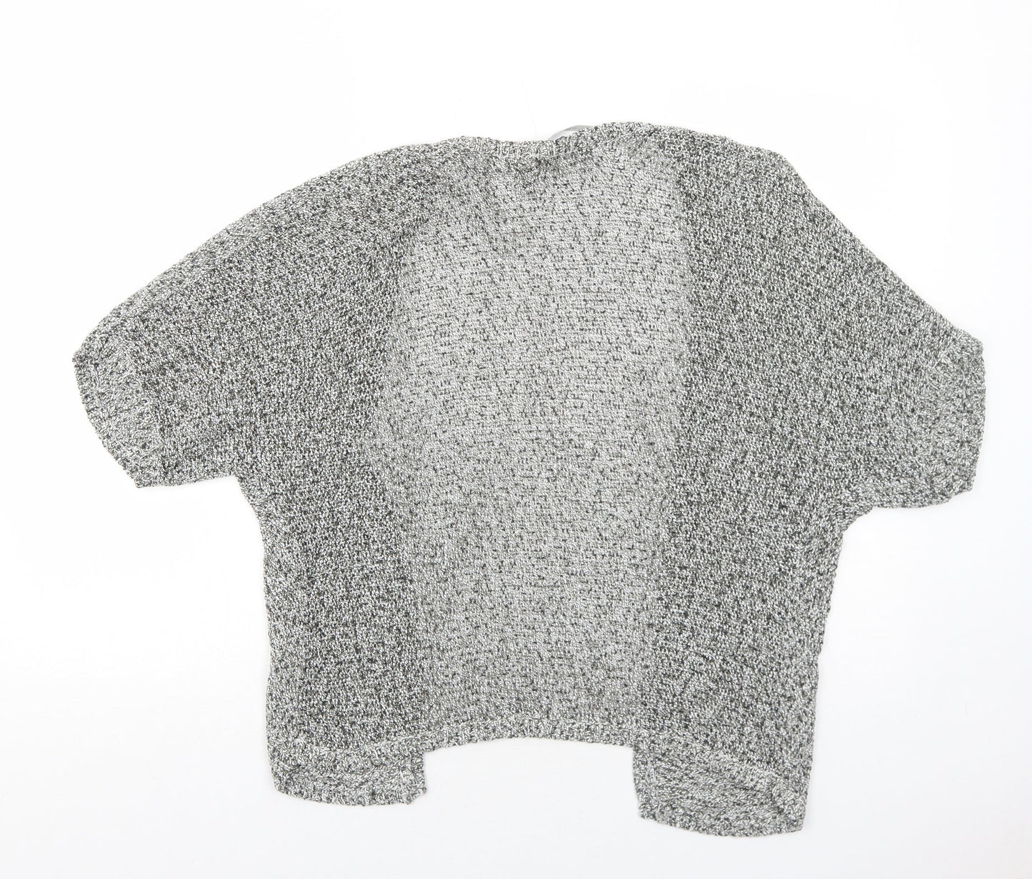 Atmosphere Womens Grey V-Neck Acrylic Cardigan Jumper Size S
