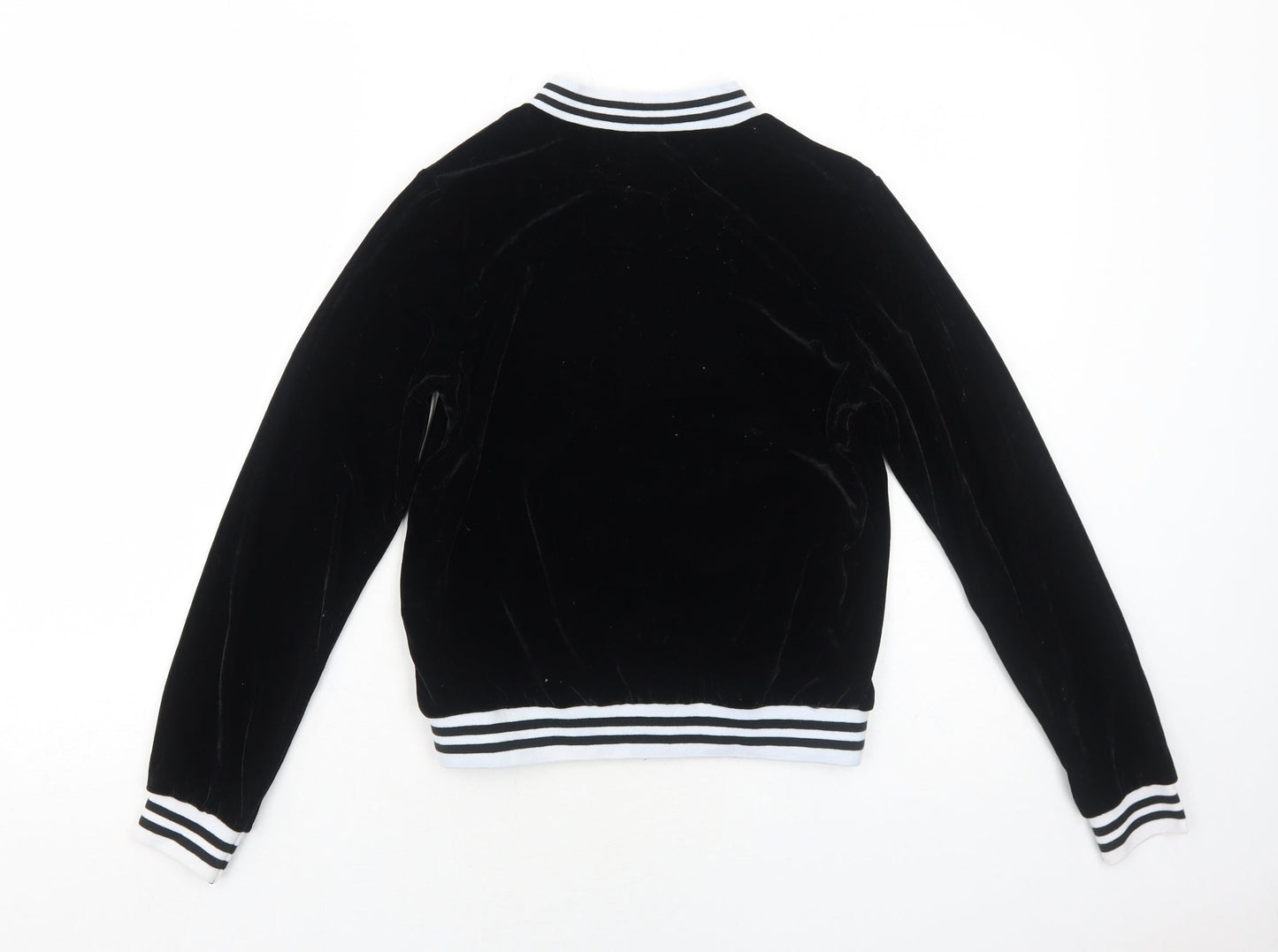 Preworn Womens Black Jacket Size S Zip