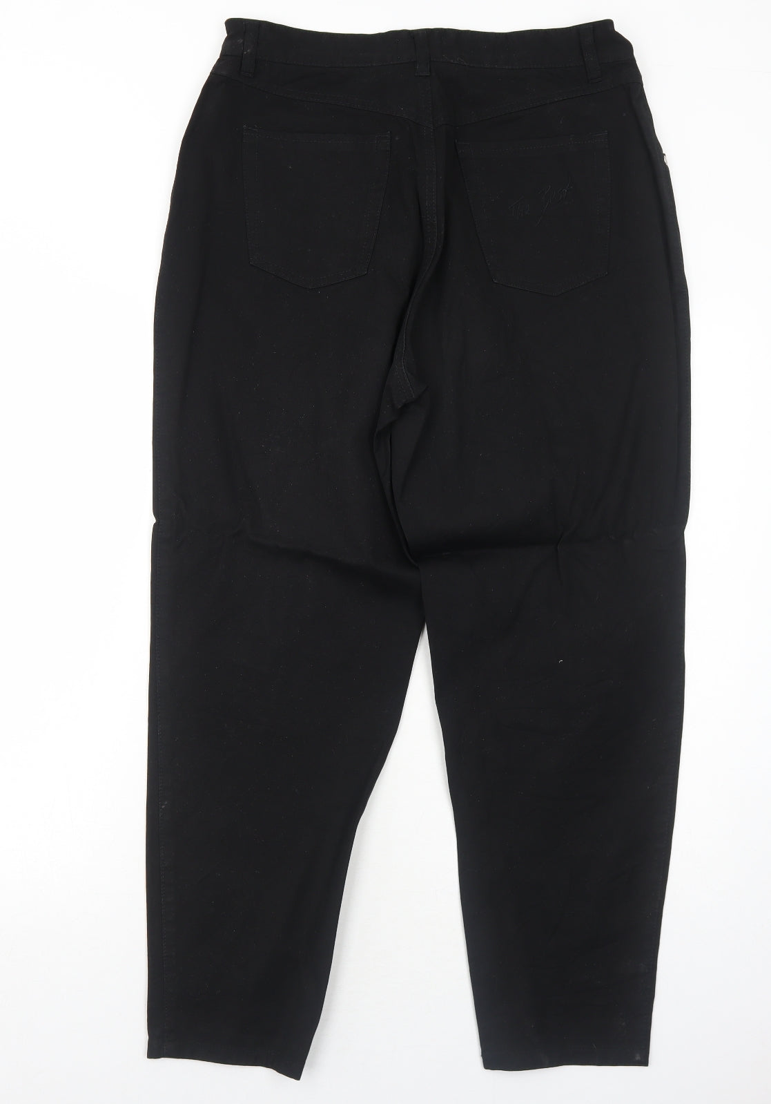The Best Mens Black Cotton Straight Jeans Size 32 in Regular Zip