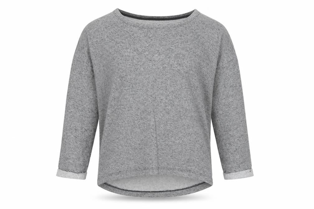 H&M Boys Grey Geometric Cotton Basic T-Shirt Size 10-11 Years Round Neck Pullover