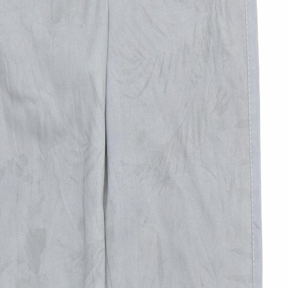 Blue Motion Womens Grey Herringbone Cotton Skinny Jeans Size 8 Regular Zip