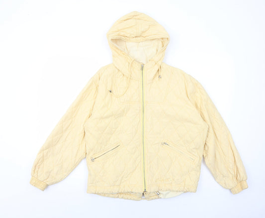 Kappahl Girls Yellow Jacket Size 11 Years Zip