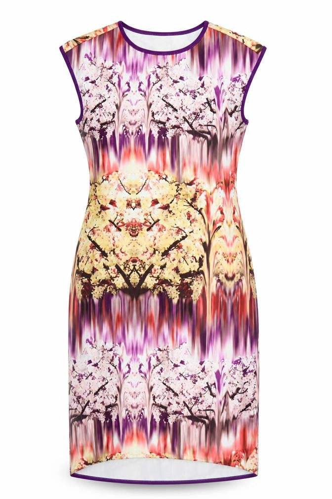 Papaya Womens Multicoloured Geometric Polyester A-Line Size 12 Round Neck Pullover