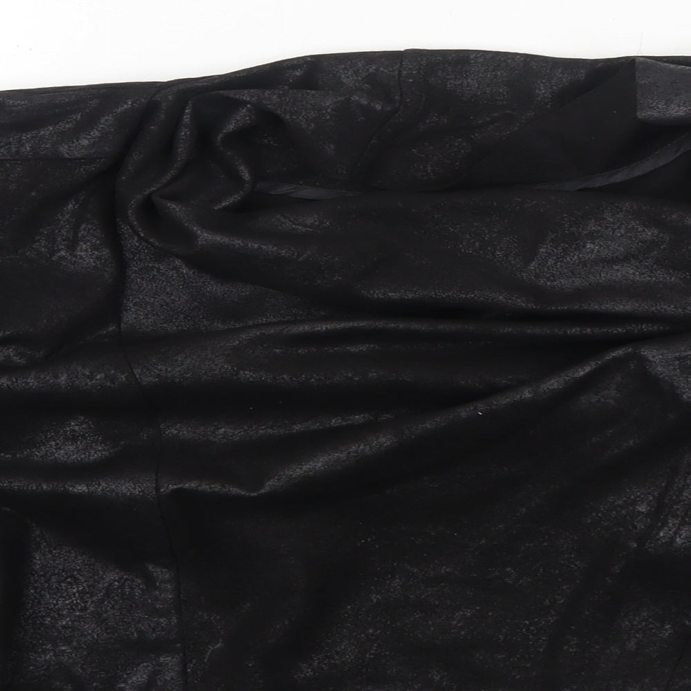 Selection Womens Black Jacket Size 8 Zip