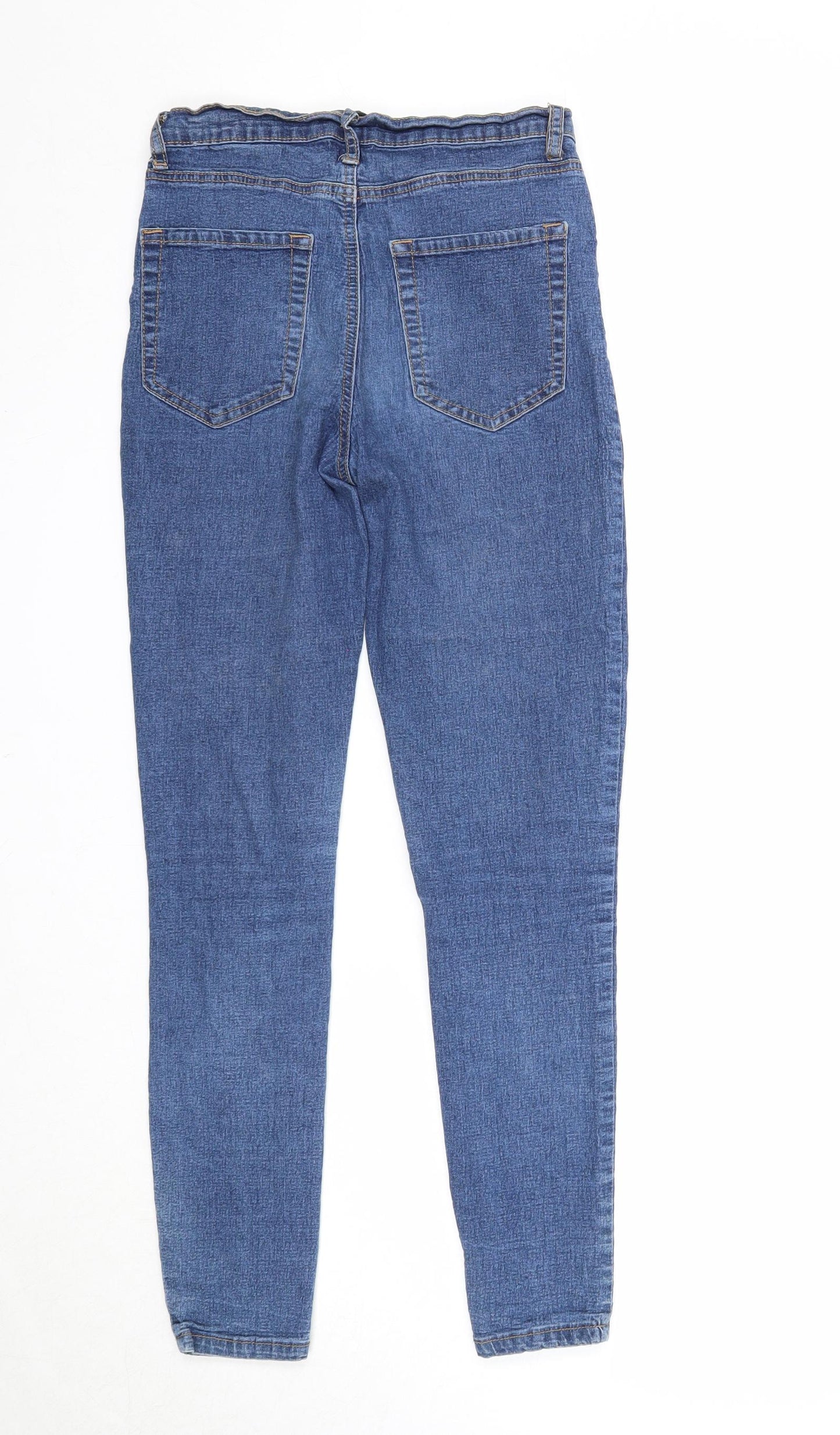 FOREVER 21 Womens Blue Cotton Skinny Jeans Size 26 in Regular Zip