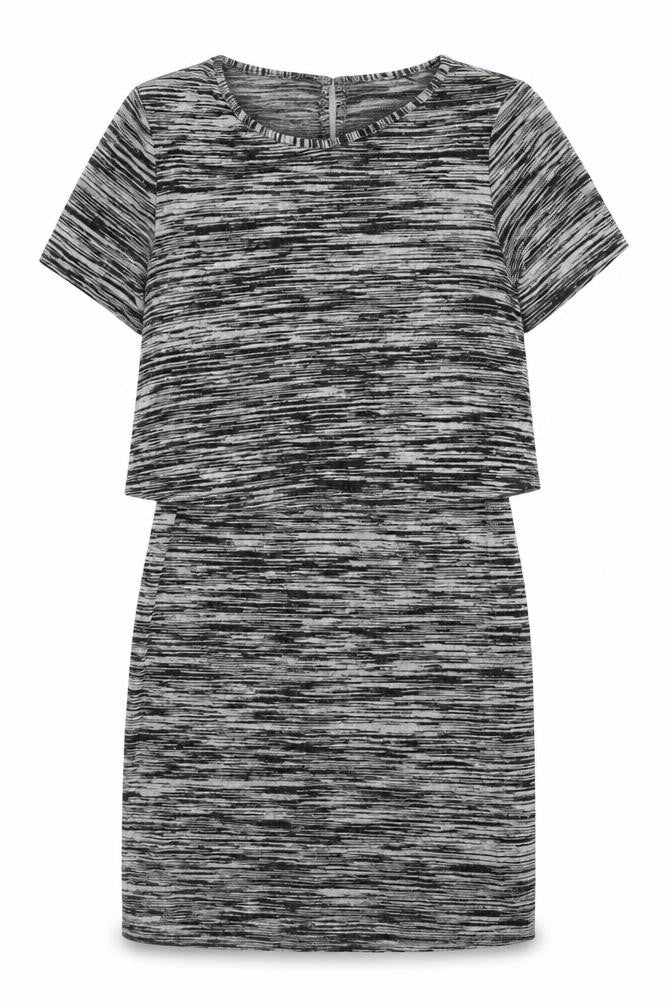 New Look Womens Grey Viscose A-Line Size 8 Round Neck Pullover