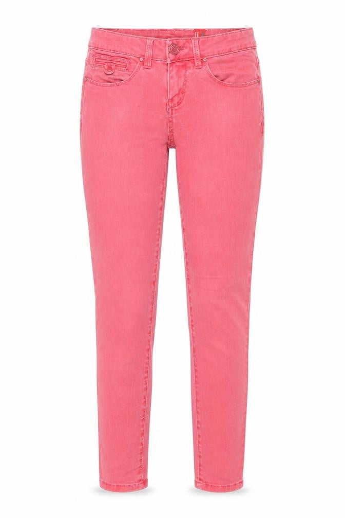 Yes Yes Womens Red Cotton Straight Jeans Size 6 Regular Zip