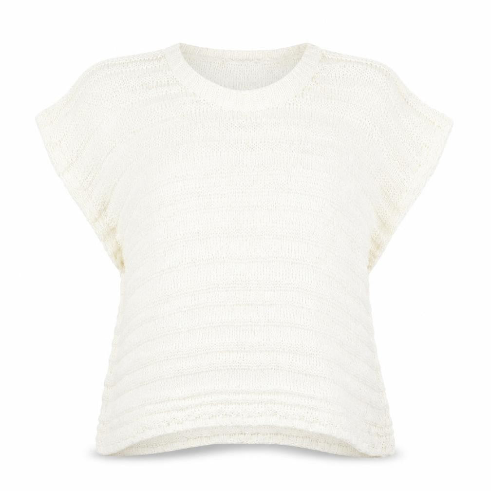 Soft B Womens Ivory Round Neck Acrylic Pullover Jumper Size L