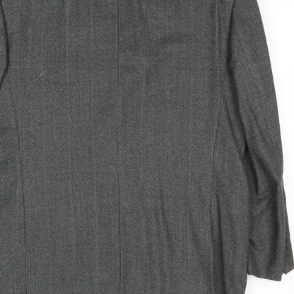 James Barry Mens Grey Wool Jacket Suit Jacket Size 42 Regular